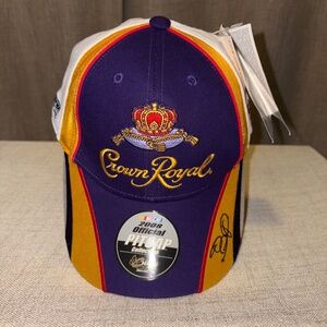 Chase Athletics | NWT Nascar Crown Royal Pit Cap | One Size Fits Most